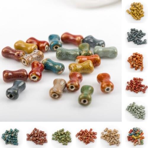 19# 20pcs Bone Shape Quality Ceramic beads Promotion string Specail Ceramic Beads #A320C