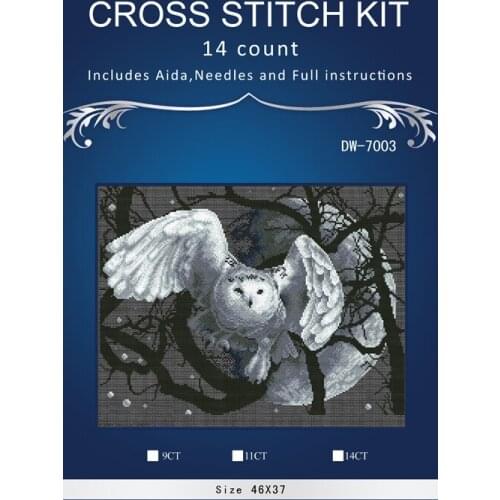 BOBO Flying birds Cross stitch Higher quality Similar DIY DMC 14CT unprinted Cross stitch,Sets For Embroidery kits