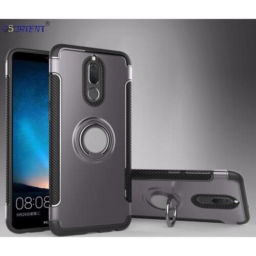 For Huawei Mate 10 Lite Nova 2i Finger Ring Phone Case RNE-L21 RNE-L01 RNE-L22 RNE-L23 Shockproof Full Cover RNE L21 L22 L23 L01