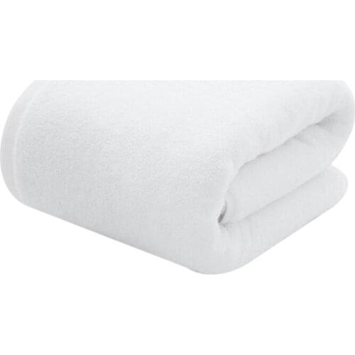 Cotton Large White Hotel Bath Towel Thickness White Adults Bathroom Towel Fast Drying Salon Bed Face Towel