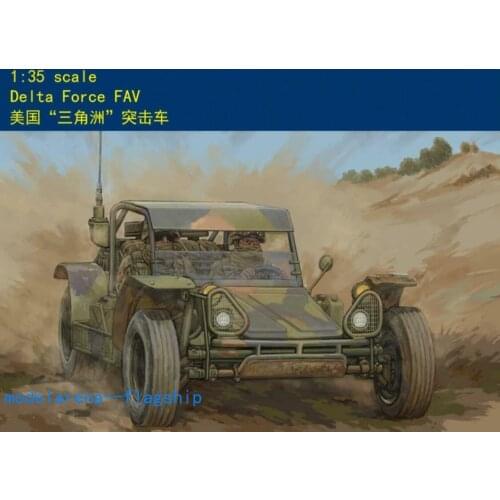 HobbyBoss 82406 1/35 Scale Delta Force FAV Plastic Assembly Model Kits Plastic Model Building Kit