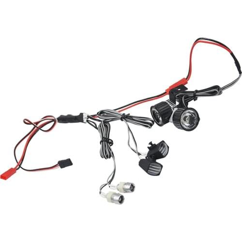 Excavator 3W LED Highlight Light System 7- 12.6V Input For RC Hydraulic Excavator Loader Upgrade Light DIY Accessories