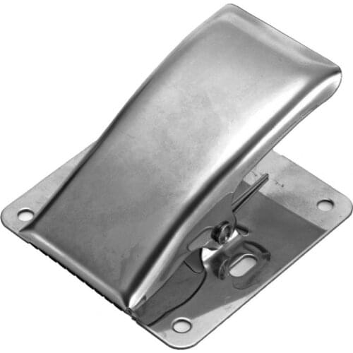 1 Set Fish Tail Clip Deep-jaw DIY Pliers Stainless Steel Fillet Clamp Cleaning Board with Screws for Outdoor