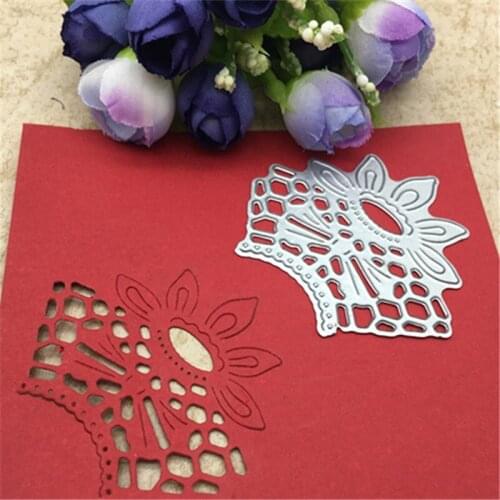 METAL CUTTING DIES CUT corner angle flower background Scrapbooking paper craft emboss knife blade punch die cut stencils