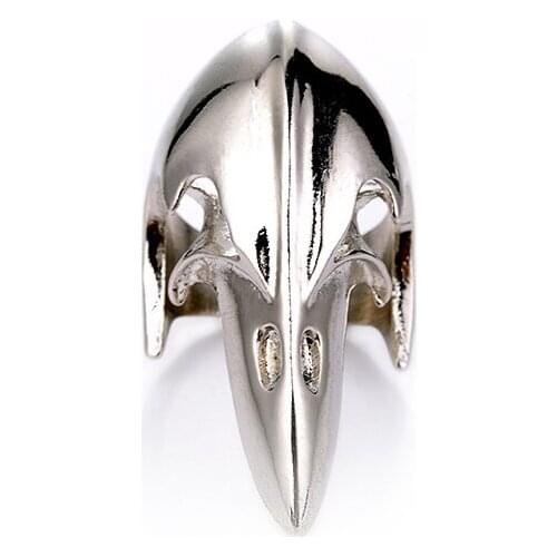 Outdoor EDC Retro Self Defense Skull Mask Ring Punk Popular Ring Domineering Helmet Cool Ring Toy Sports Baby Safety