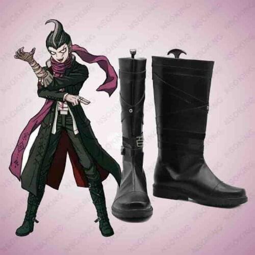 New Anime Danganronpa Tanaka Gandamu Boots Cosplay Shoes Tailor Made