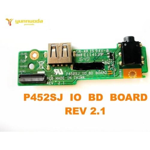 Original for ASUS P452SJ USB board Audio board P452SJ IO BD BOARD REV 2.1 tested good free shipping