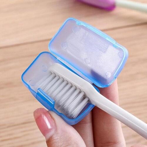Portable Travel Toothbrush Head Cover Storage 4*2*2.5cm Tooth Brush Holder Covers Toothbrush Protect Box
