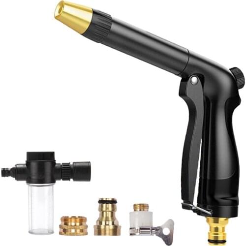 Dropship New Garden Spray Gun hidrolavadora Foam Water Gun High-pressure washer nozzle Garden Hose Sprinkler Car cleaning tools