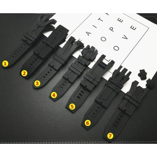 26mm nature Silicone Rubber Watchband Wristband Watch Bracelet Band For Invicta strap Noma Strap Pro/Diver 6981 Subaqua 28mm