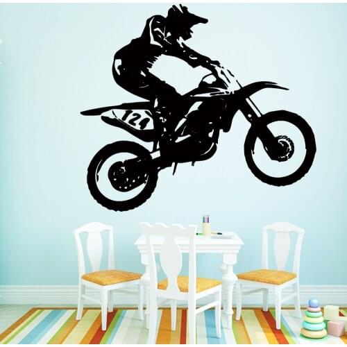 Modern motorcycle Vinyl Wallpaper Roll Furniture Decorative Wall Decals Decoration Background Wall Art Decal