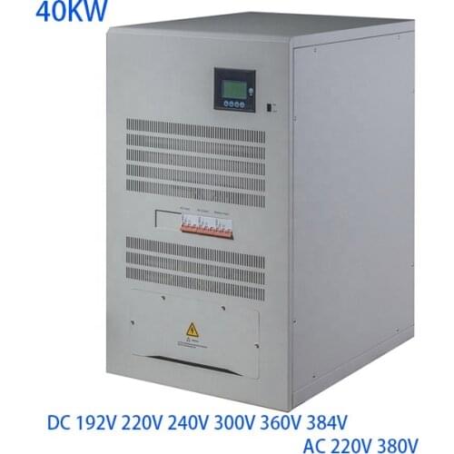 Three/3 Phase inverter 40KW 220VAC/380VAC Pure Sine Wave Inverter 192VDC-384VDC Off Grid Inverter Converter for Solar generator