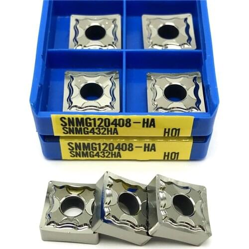 SNMG120408 HA H01 carbide inserts External turning tool CNC turning insert Copper and aluminum tool SNMG 120408 metal lathe tool