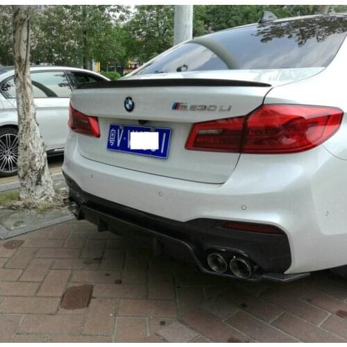 Suitable for 18 Bmw New 5 Series G30 G38 m Sport Kit 3d Carbon Fiber Lip Rear Spoiler