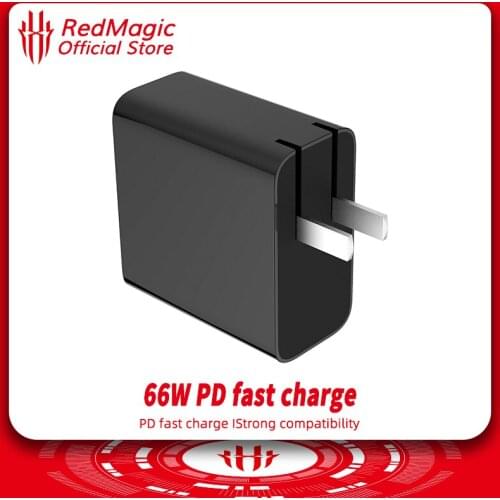 Nubia 66W PD Quick charger For RedMagic 6 Pro 66W PD charger Nubia 66W PD Quick charger Compatible with PD/QC protocol