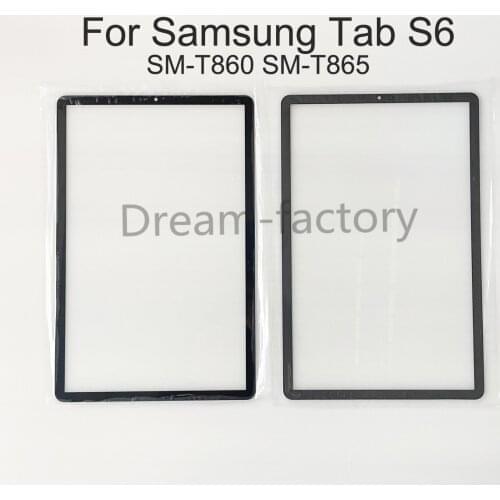 10PCS Front Touch Screen Outer Glass Lens for Samsung Galaxy Tab S6 10.5 T860 T865 T865N T867