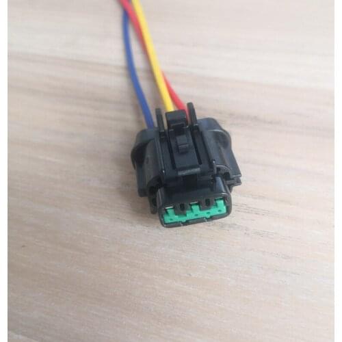 2pcs/lot 3 Pin/Way Headlights Connector Plug Wire Harness Pigtaill For Nissan Qashqai X-TRAIL 6185-0868