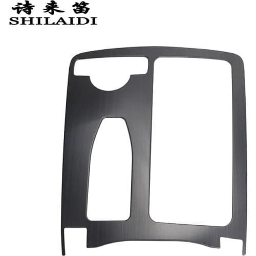 Car Styling Multimedia Handrest Panel Cover Stickers For Mercedes Benz W204 W212 C Class E Class Coupe Interior Auto Accessories