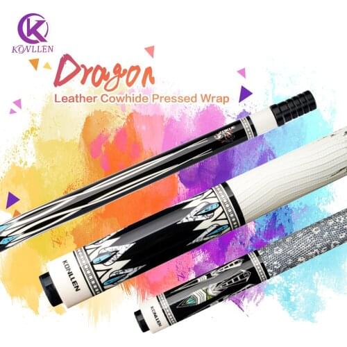 KONLLEN ZOKUE Billiards Pool Cue Tiger Everest Tip Leather Grip Pool Cue Stick Canadian Maple Shaft XTC Ferrule Billiards Cue