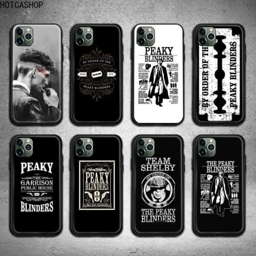 Peaky Blinders Tv Phone Case for iphone 12 pro max mini 11 pro XS MAX 8 7 6 6S Plus X 5S SE 2020 XR case