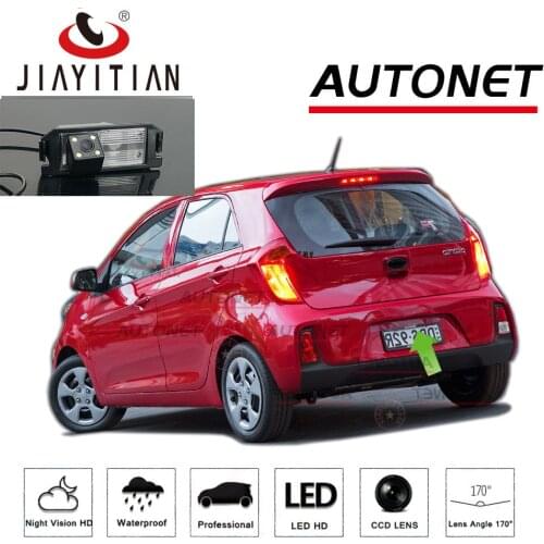 JiaYiTian Rear view camera For Kia Picanto/Morning 2011~2016 2017 2018 2019 CCD HD Night Vision Backup Reverse Parking camera