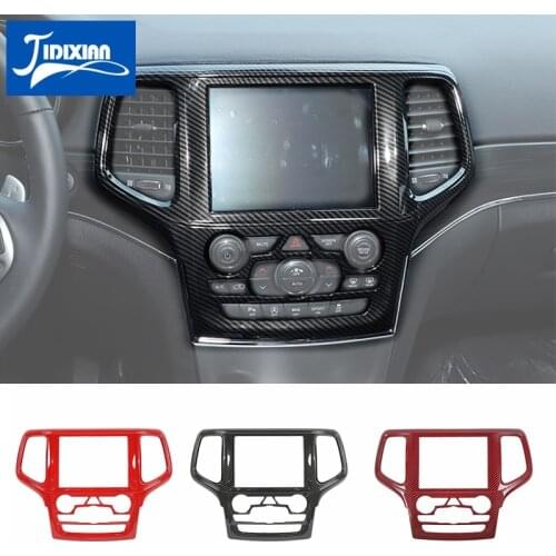 Car Navigation GPS Panel Decoration Cover Sticker Trim for Jeep Grand Cherokee 2019 2020 2021 Car Inner Accessories