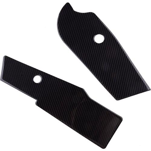 Gear Shifter Console Both Side Panel Trim Carbon Fiber fit for Jeep Wrangler X Rubicon Sport Utility 2-Door 2007 2008 2009 2010