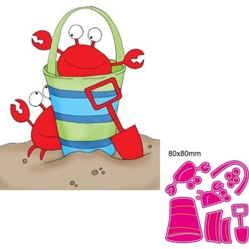Metal Cutting Die Beach crab DIY Scrapbooking Paper Cards Decorative Craft Embossing