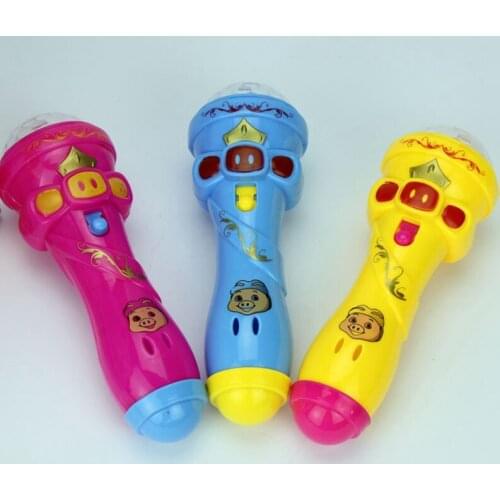 Flash Mini Microphone Starry Star Luminous Stick For Children Gifts Luminous Toy