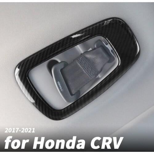 Car interior decoration stickers rear seat belt cover modification parts for Honda crv CR-V 2017 2018 2019 2020 2021
