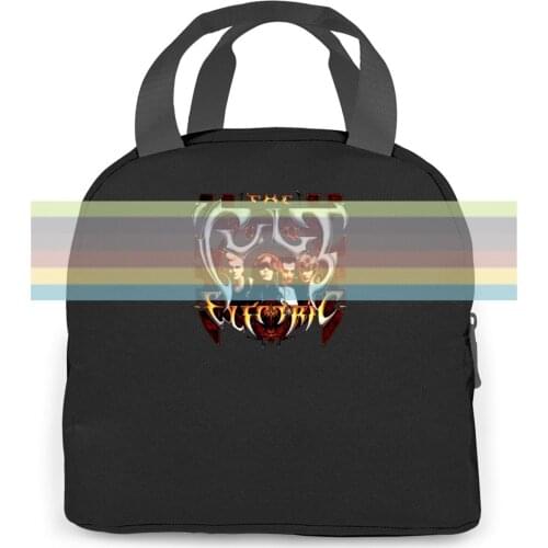 New THE CULT Electric Rock Band Legend Discount Harajuku women men Portable insulated lunch bag adult