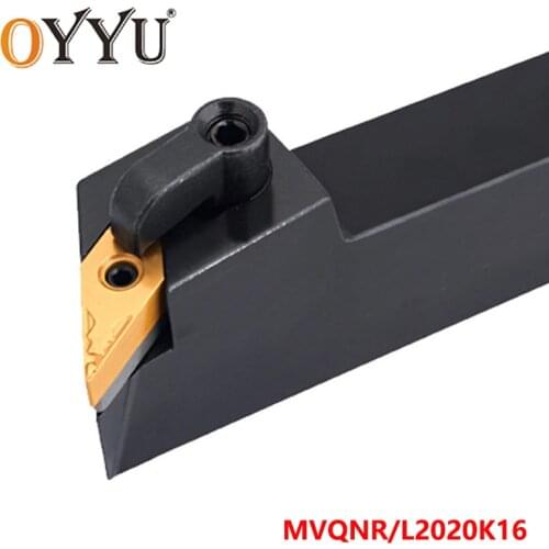OYYU External Turning Tool Holder MVQNR2020K16 MVQNL2020K16 MVQNR MVQNL 2020 Lathe Cutter Shank use VNMG16 CNC Cutting