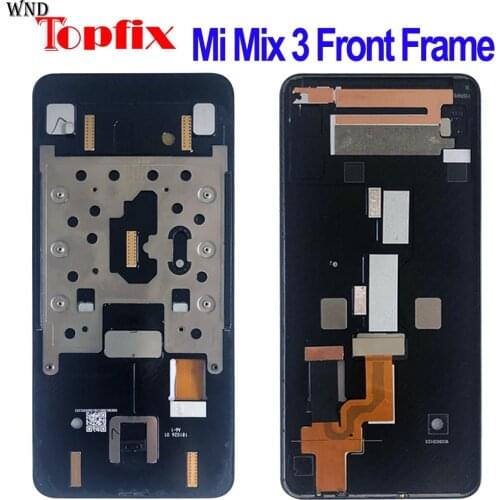 Used LCD Display Frame For Xiaomi Mi mix 3 Front Frame Housing Bezel Chassis Replacement Parts For Xiaomi mix 3 Front Frame