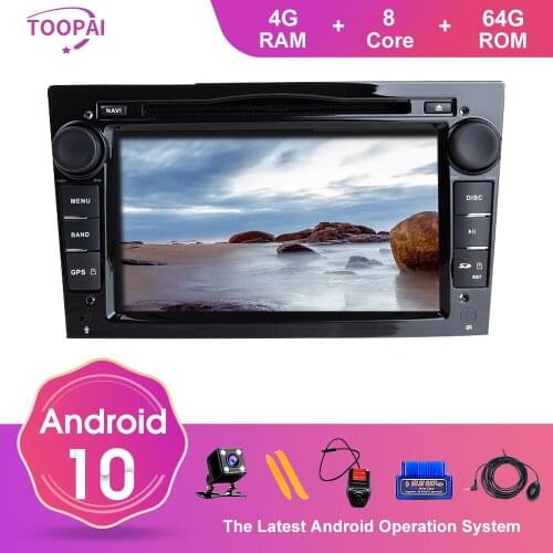 TOOPAI Android 10 For Opel Antara Vectra Crosa Auto 2004-2009 Auto Radio Stereo GPS Navigation Car Multimedia DVD CD SWC New