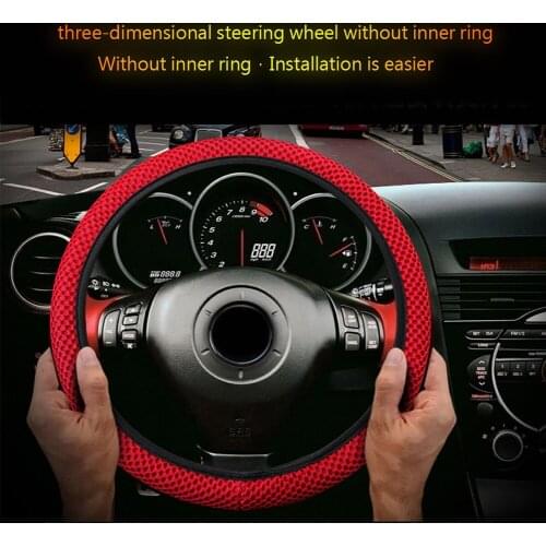 Universal Truck Car Breathable Anti-Slip Steering Wheel Cover Guard Protector