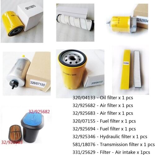 FOR JCB PARTS 3CX -- FILTER SERVICE KIT DIESELMAX ENGINE