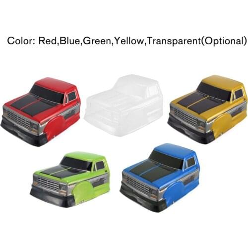 Climbing Car Hard Shell Semi-truck Head RC Car Spart Part & Accessory For Ford 1/10 Climbing Truck SCX10 90046