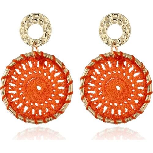 ZRHUA Circle Statement Earrings 2019 Punk Geometric Drop Earrings Women Big Dangle Earrings Modern Large Earring Jewellery