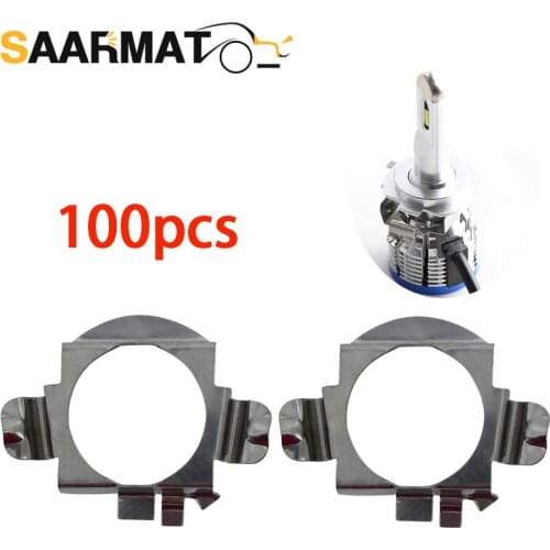 100pcs H7 LED Car Headlight Bulb Base Holder Adapter Socket for Mercedes C E ML CLK GLA GL GLS