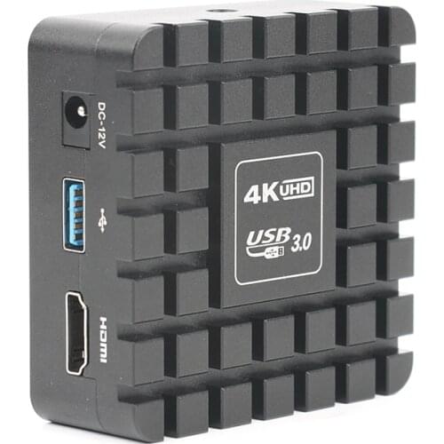 1080P 12MP 4K UHD HDMI 3840*2160 Industrial Digital C Mount Video Microscope Camera TF Video Image Storage Measurement Function