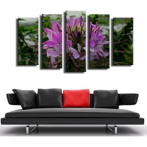 5PCS Sign of last night rains wall painting for home decor oil painting wall art print canvas No Framed wall picture