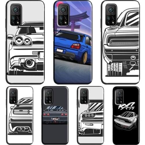 JDM Car Case For Xiaomi Mi 11 Ultra 9 10 Lite Mi 10T Pro Note 10 Lite Cover For POCO X3 Pro M3 F3