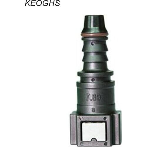 KCSZHXGS Car fuel quick connector 7.89 male female connector for 8-10mm fuel hose//methanol/ethanol/urea tube 1pc