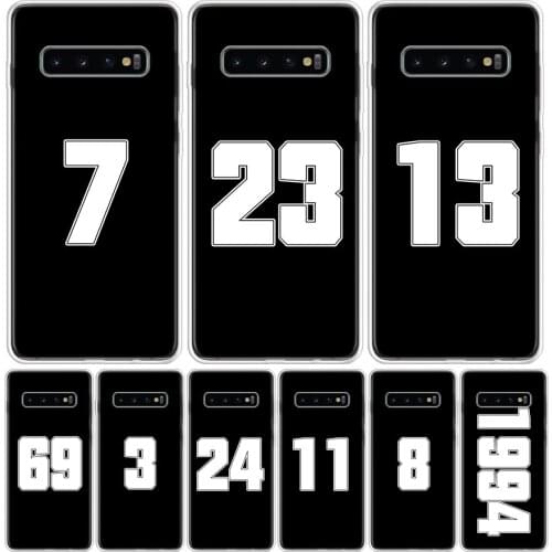 Lucky Number Customized Phone Case For Samsung Galaxy A50 A70 A30S A51 A71 A10 A20E A40 A90 A20S M30S A6 A7 A8 A9 Plus Coque