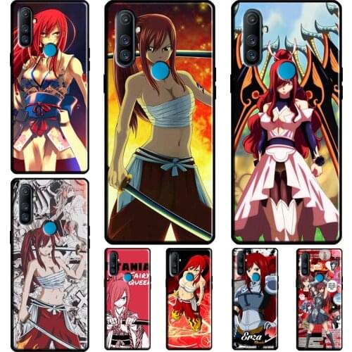 Natsu Erza Fairy Tail Case For Realme 8 Pro C3 C11 C15 C21 Q3 6 7 GT Neo Cover For OnePlus 9 Pro 8 8T 9R Nord