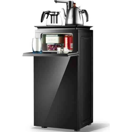 220V 1350w black Cold/Hot type water dispenser 304 stainless steel 1.2L Electric kettle Tea bar machine Automatic 36x32x99cm