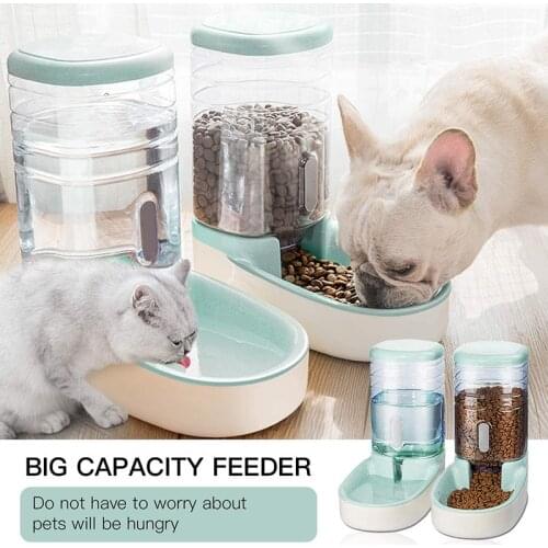 Water Dispenser/Pet Automatic Feeder Pet Supplies Cats Dogs Automatic Waterer Dispenser 3.8L Or Food Automatic Feeder For Pet