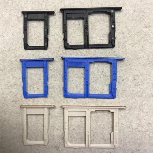 For Samsung Galaxy J4 Core J410F J410 J410G Original Phone Housing New SIM Tray Adapter Micro SD Card Tray Holder