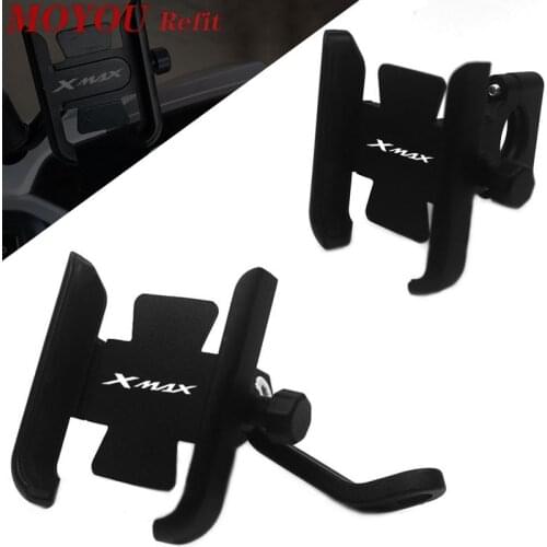 For YAMAHA XMAX300 XMAX400 XMAX X-MAX 125 250 300 400 Motorcycle Accessories handlebar Mobile Phone Holder GPS stand bracket