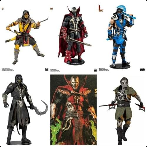 McFarlane Mortal Kombat SCORPION Articulated Action Figure Toys 17cm
